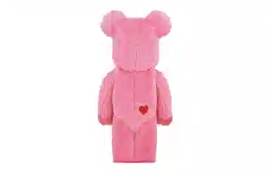 BE@RBRICK Cheer Bear Costume Pink Plush
