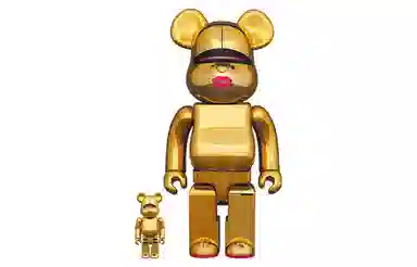 BE@RBRICK x Hajime Sorayama 2G GOLD Ver.