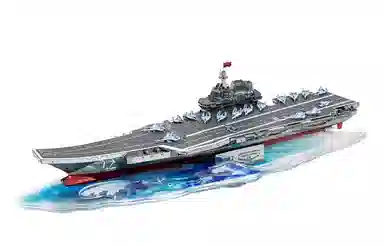 艺模 大国重器 大国重器百年历程南湖红船山东舰金属拼装模型 积木