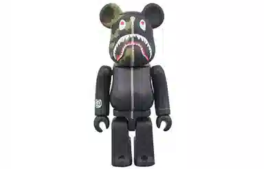 BE@RBRICK x BAPE Shark Black