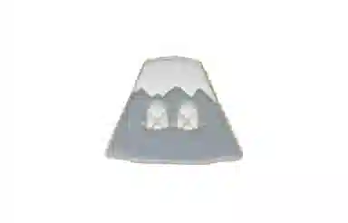 KAWS Holiday Japan Mount Fuji Badge Set