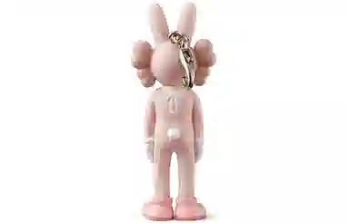 KAWS Tokyo First Accomplice Keychain Pink/Black