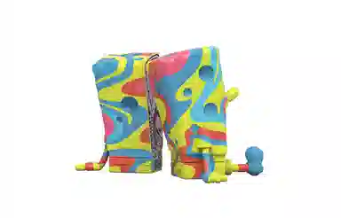 Mighty Jaxx SPONGEBOB Rainbow Swirl