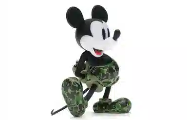 Medicom Toy x BAPE Mickey Mouse Green Camo