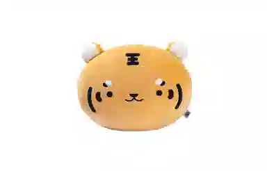 博物文创 可靠 金虎靠枕 毛绒