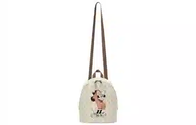 MLB x Disney NY Yankees Mini Backpack Beige/Black