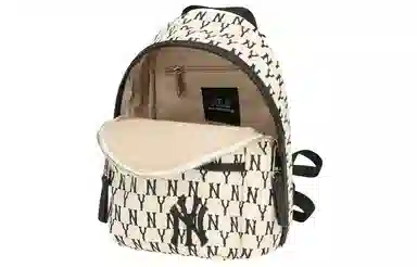 MLB Monogram NY Yankees Ivory/Black