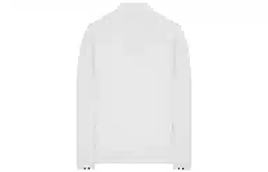 Stone Island SS22 White Logo Zip Shirt