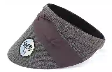 肯默草编大帽檐帽子  夏季防晒空顶帽  多折丝带发箍帽  女款 多色可选