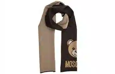 Moschino Teddy Logo Scarf