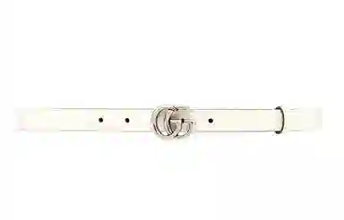 Gucci Belt White 2cm