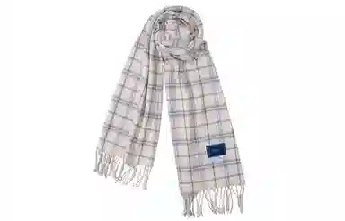 UNVESNO Plaid Tassel Scarf