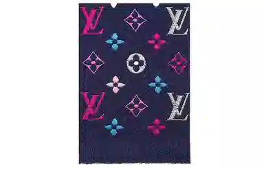 Louis Vuitton Rainbow Wool Scarf