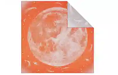 Hermes Moonlight Pegasus Scarf Orange