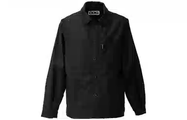 CDG Regular Fit Logo Jacket Black