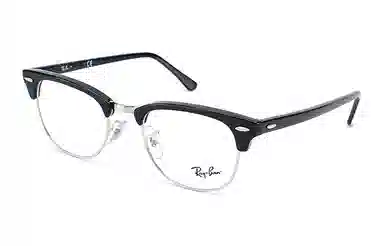 RayBan Semi-Rimless Square Optical Frame