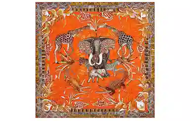 Hermes Zambezi Celebration 90cm Scarf