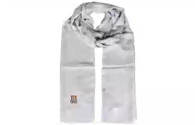 Moschino Teddy Bear Scarf Light Grey
