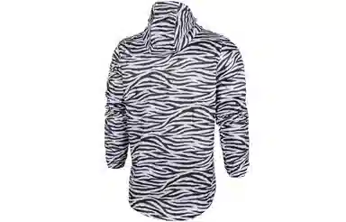 adidas Juventus Woven Hooded Jacket Black White