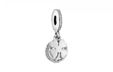Pandora Four Leaf Clover Bracelet Necklace Charm