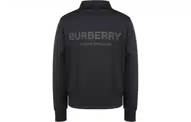 Burberry Logo Print Classic Jacket Black