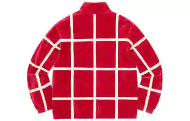 Supreme Grid Taping Velour Jacket