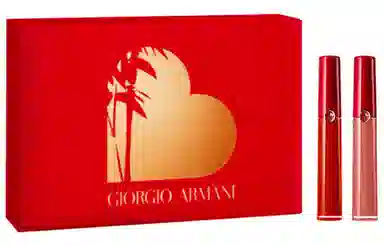 阿玛尼 时刻当红哑光唇釉口红 限定礼盒套装