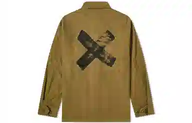 WTAPS Jungle Ls 01 Shirt. Cotton. Satin