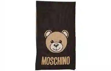 Moschino Teddy Logo Scarf