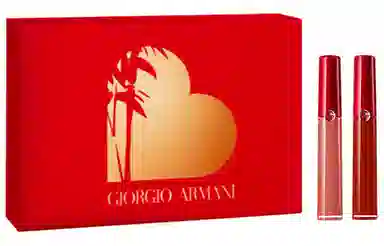 阿玛尼 时刻当红哑光唇釉口红 限定礼盒套装