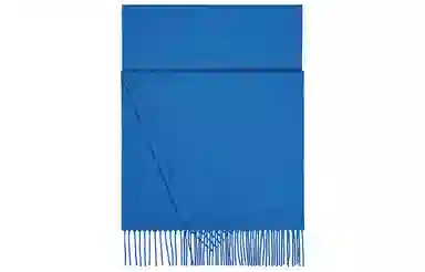 Hermes Logo Tassel Cashmere Scarf