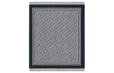 Dior Oblique Shawl Navy/Grey