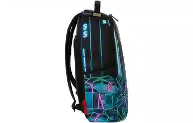 SPRAYGROUND Cyberpunk Neon Backpack