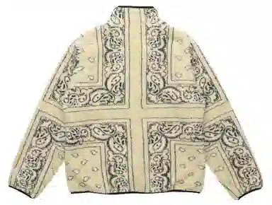 Supreme FW19 Reversible Bandana Fleece Jacket