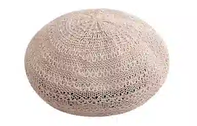 肯默 春夏纯色抽绳可调节 网眼镂空 涤纶 贝雷帽 男女同款情侣款