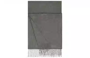 Hermes Logo Tassel Cashmere Scarf