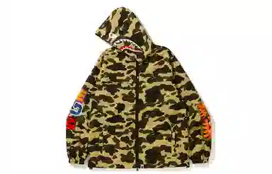 A BATHING APE BAPE Shark Camo Hoodie