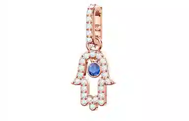 Swarovski Remix Blue Hand Pendant