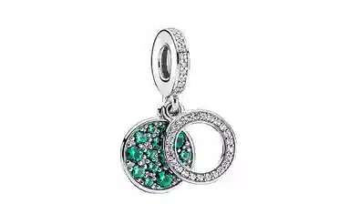 Pandora Green Double Charm