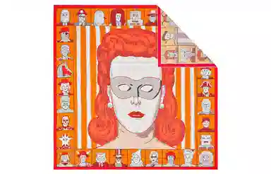 HERMES Dress Code double face 90x90