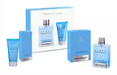 菲拉格慕 蔚蓝之水+沐浴露男士套装