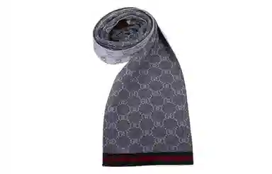 Gucci Wool Scarf Gray