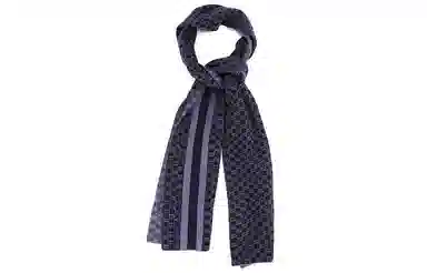 Gucci Logo Stripe Scarf