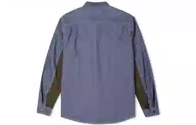 Converse Woven Shirt Jacket Light Blue