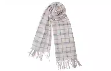 UNVESNO Plaid Tassel Scarf