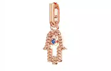 Swarovski Remix Blue Hand Pendant