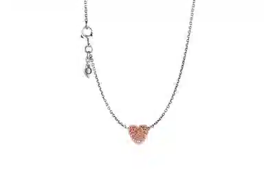 Pandora Romantic Heart Charm Rose Gold