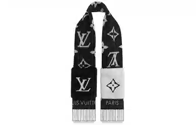 Louis Vuitton Cold Reykjavik Scarf Black
