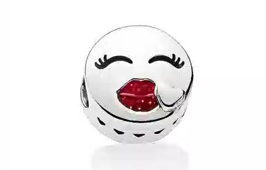 Pandora Kiss Charm Red