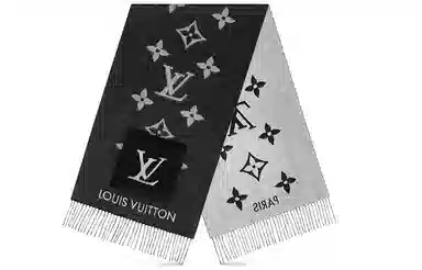 Louis Vuitton Cold Reykjavik Scarf Black